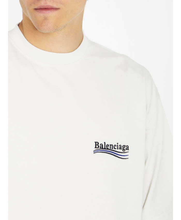 BALENCIAGA - Political Campaign Large Fit t-shirt | Leam Roma - Luxury  Shopping Online