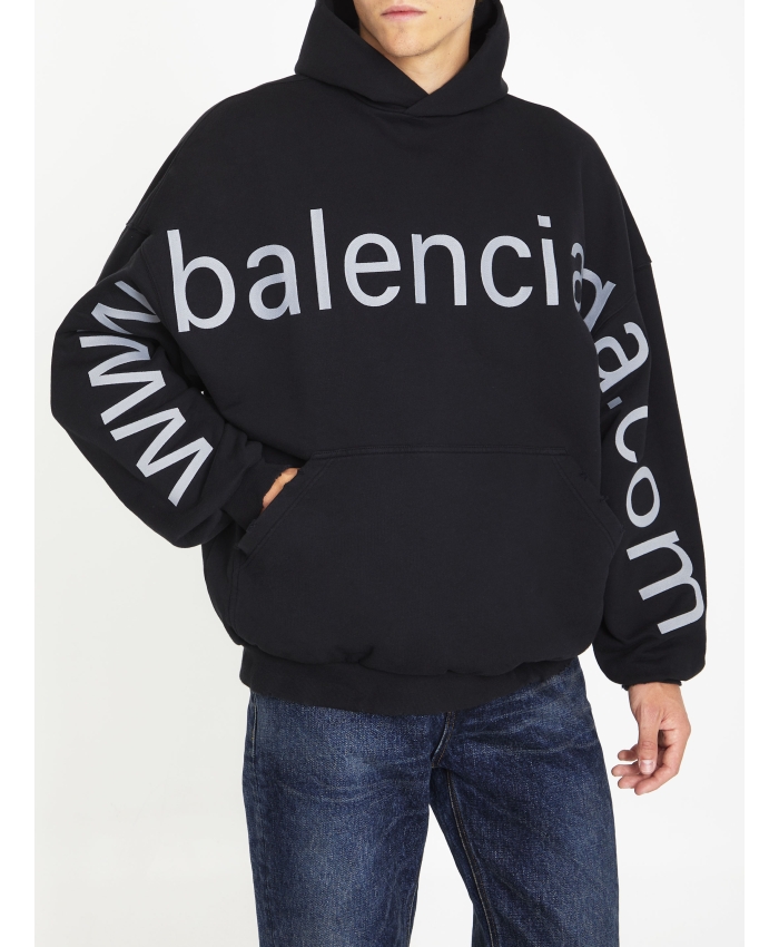 BALENCIAGA - Bal.com Oversize hoodie