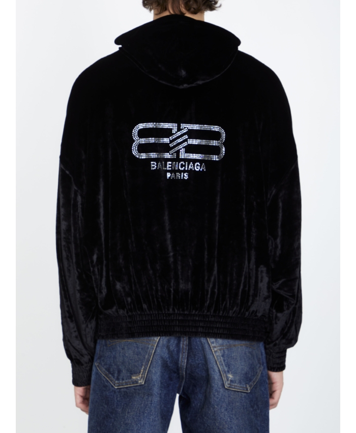 BALENCIAGA - BB Paris Strass hoodie