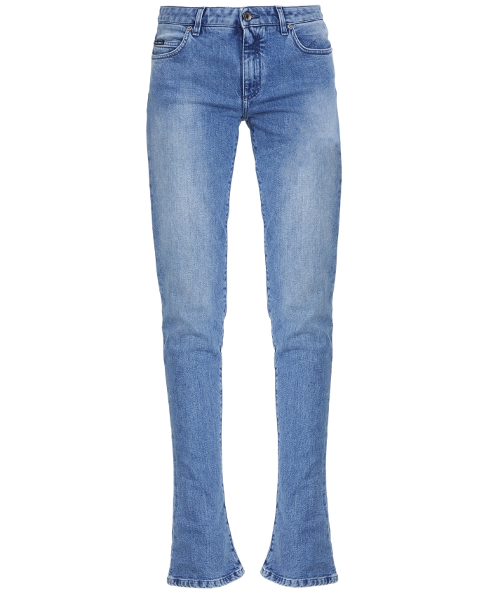 DOLCE&GABBANA - Light-blue denim jeans