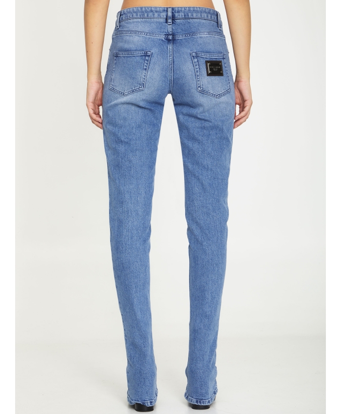 DOLCE&GABBANA - Light-blue denim jeans