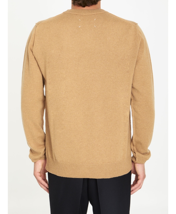 MAISON MARGIELA - Camel cashmere jumper