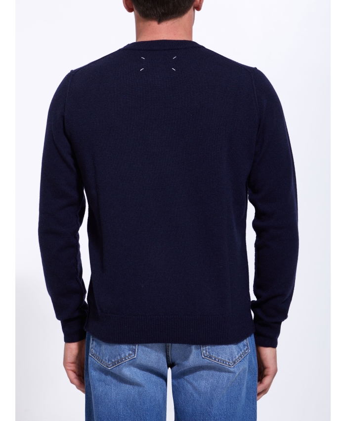 MAISON MARGIELA - Blue cashmere jumper