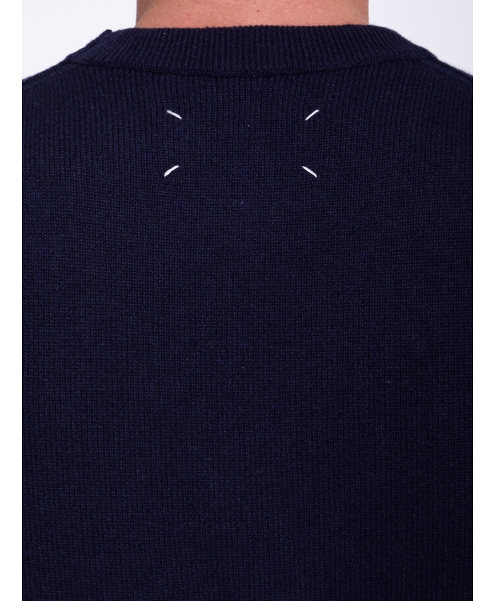 MAISON MARGIELA - Blue cashmere jumper
