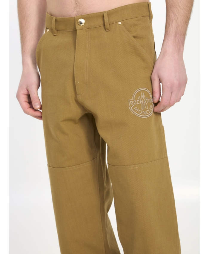 MONCLER X ROC NATION - Cotton canvas trousers