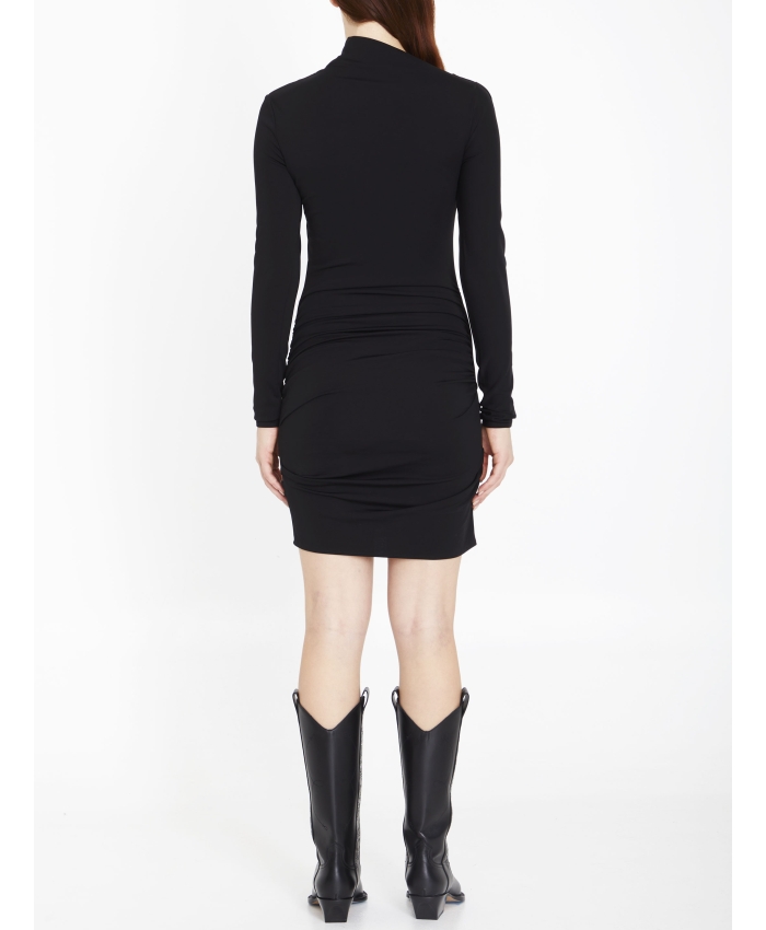 OFF WHITE - Fluid jersey Twist mini dress