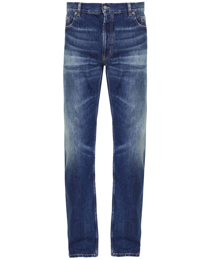 SAINT LAURENT - Straight denim jeans