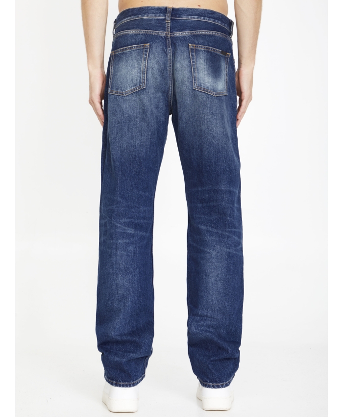 SAINT LAURENT - Straight denim jeans