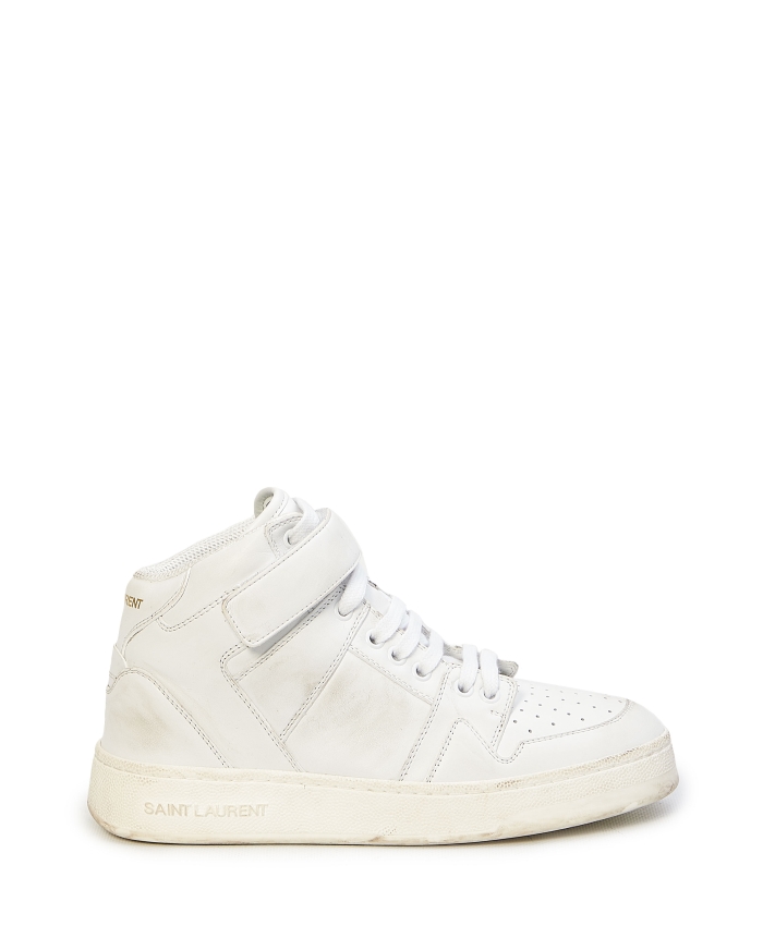 SAINT LAURENT - Lax sneakers in washed-out effect leather