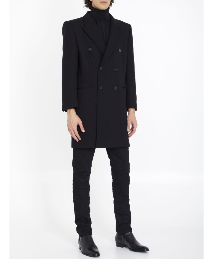 SAINT LAURENT - Wool coat