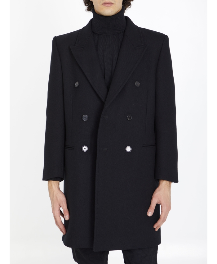 SAINT LAURENT - Wool coat