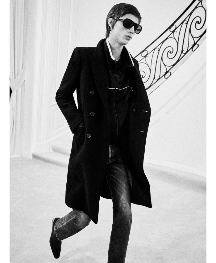 SAINT LAURENT - Wool coat