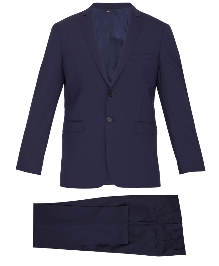 TONELLO - Blue wool two-piece suit