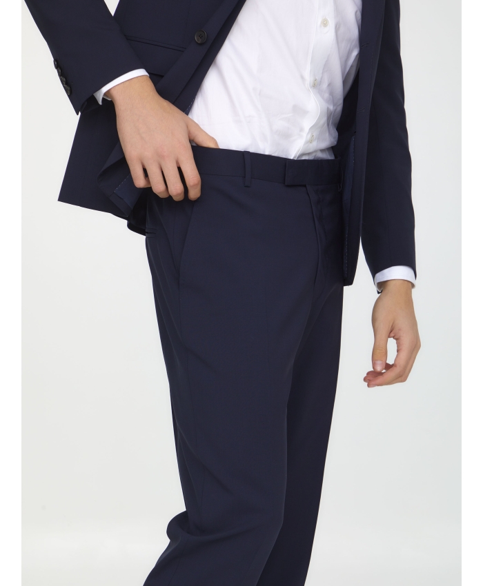 TONELLO - Blue wool two-piece suit