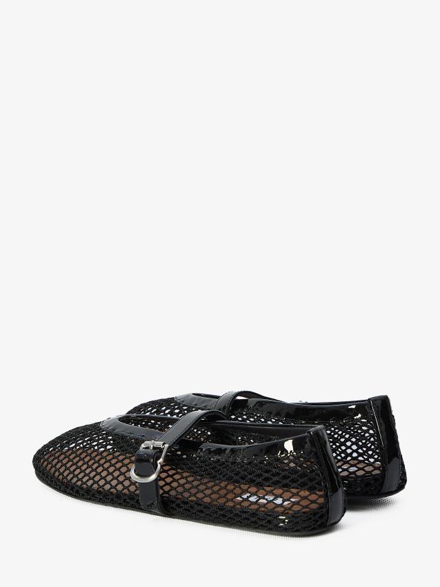 ALAIA - Fishnet ballerinas