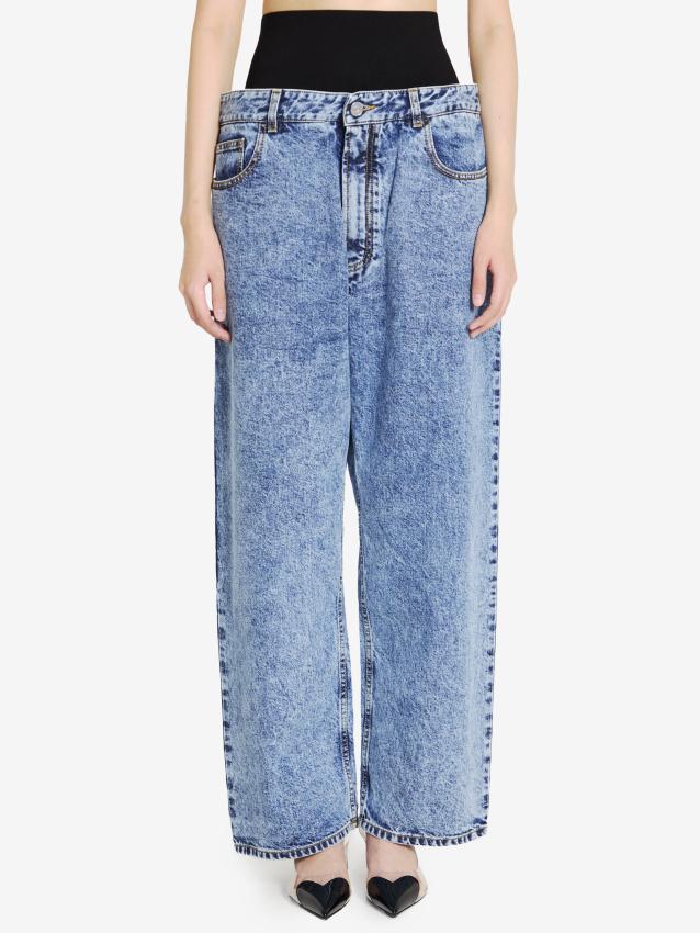 ALAIA - Knit band jeans