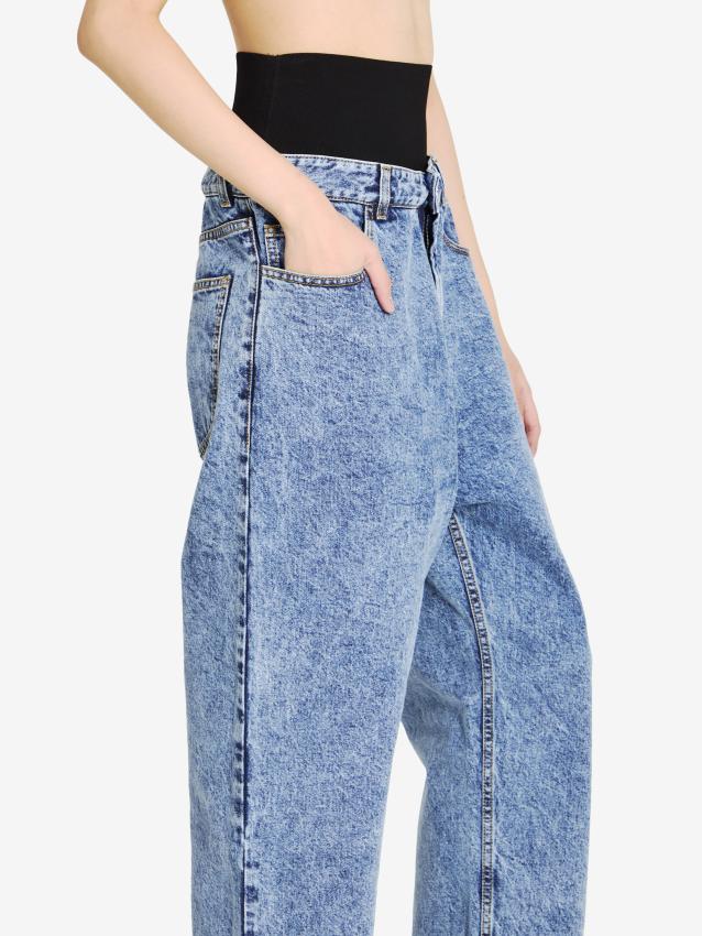 ALAIA - Knit band jeans