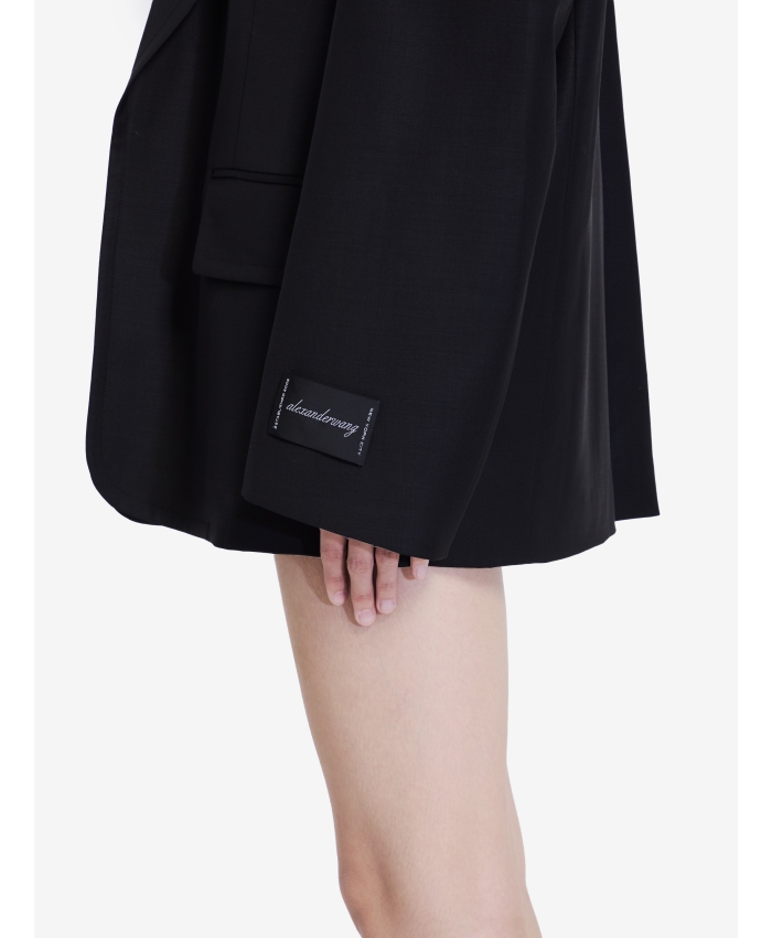 ALEXANDER WANG - Pre-styled oversize jacket with dickie