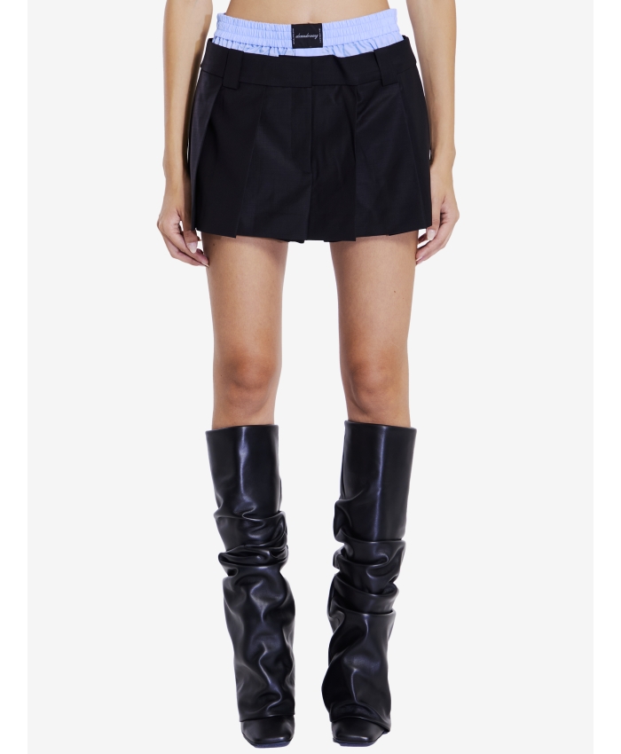 ALEXANDER WANG - Pre-styled skort with boxer