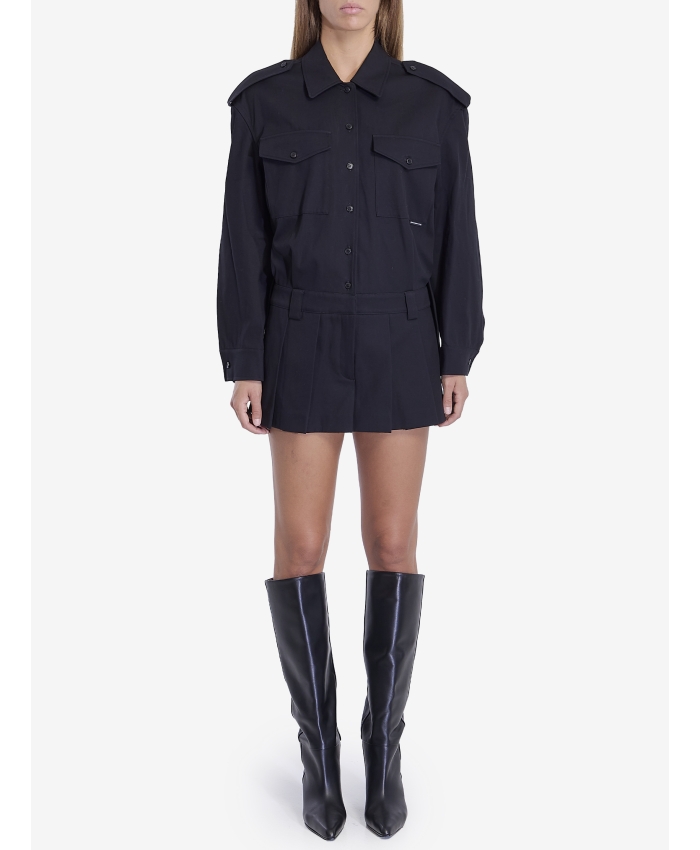 ALEXANDER WANG - Pre-styled romper in cotton twill