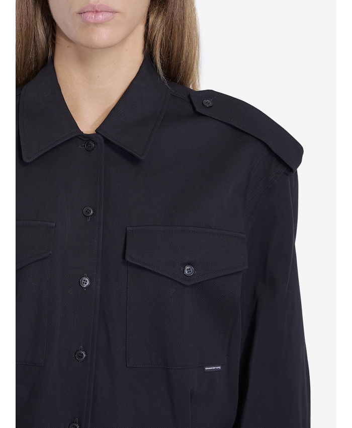 ALEXANDER WANG - Pre-styled romper in cotton twill