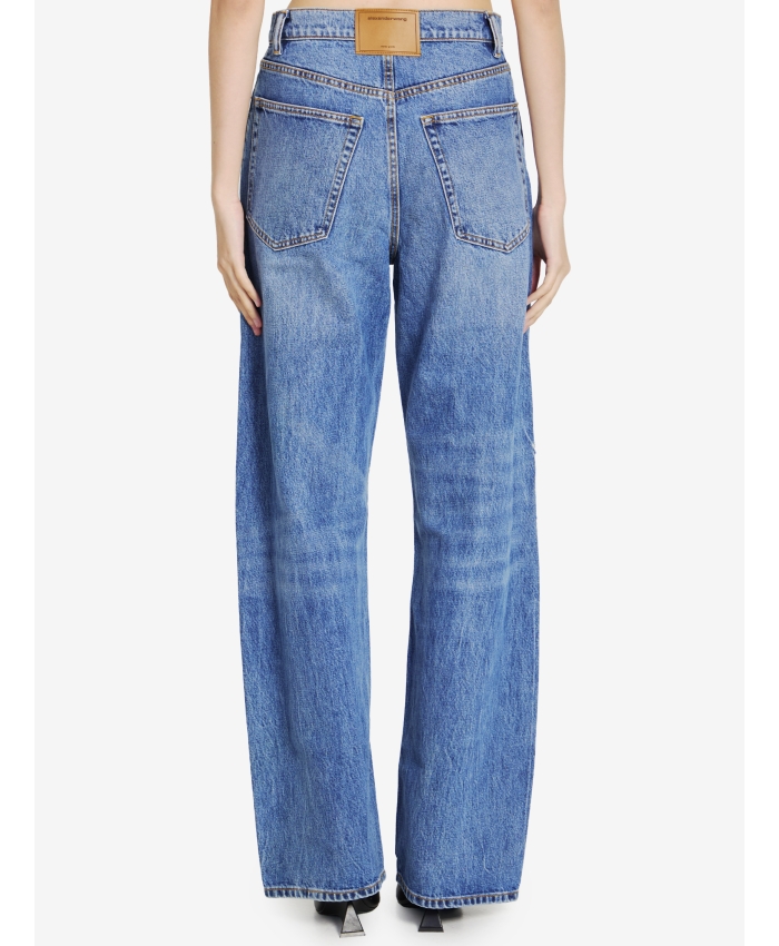 ALEXANDER WANG - Laser logo jeans