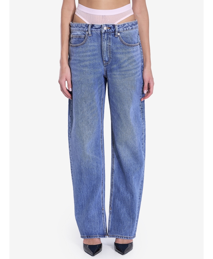 ALEXANDER WANG - Pre-styled underwear jeans