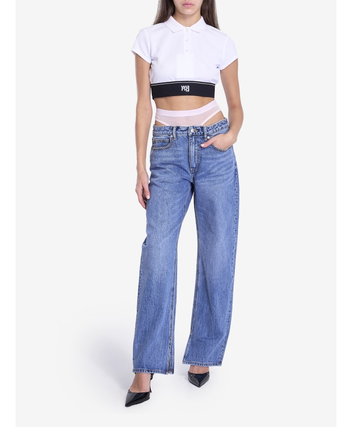 Pre-styled underwear jeans