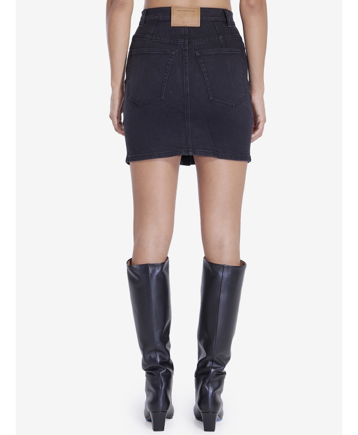 ALEXANDER WANG - Denim mini skirt