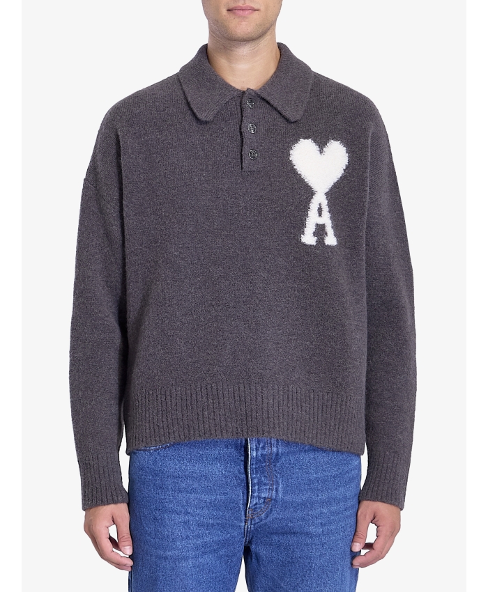 AMI PARIS - Ami De Coeur polo sweater