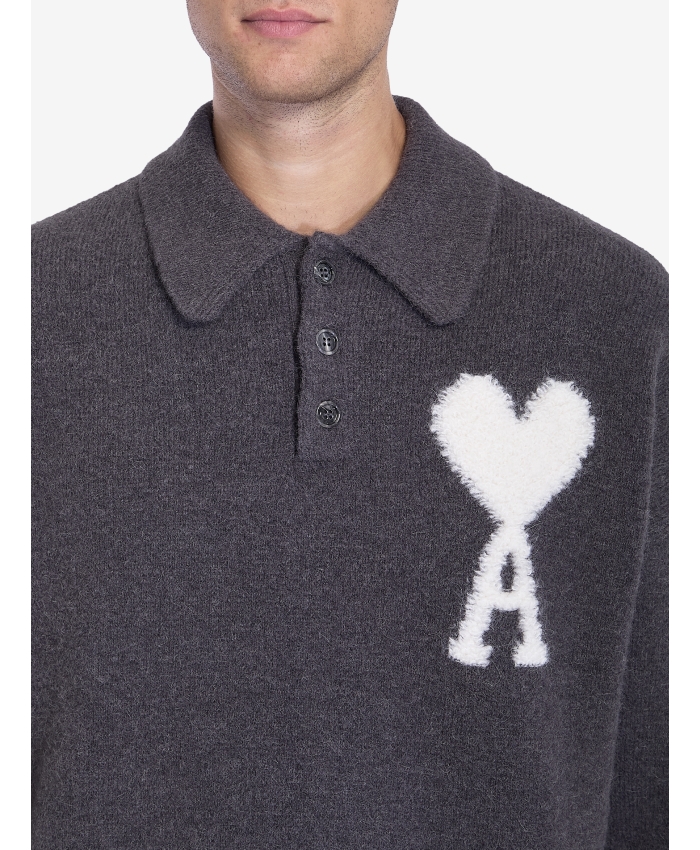 AMI PARIS - Ami De Coeur polo sweater