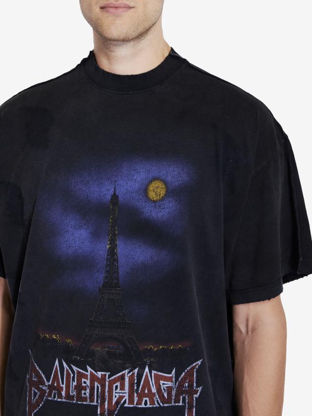 BALENCIAGA - Paris Moon Double Front t-shirt