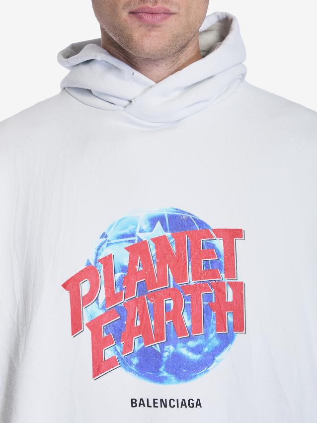 BALENCIAGA - Felpa Planet Earth