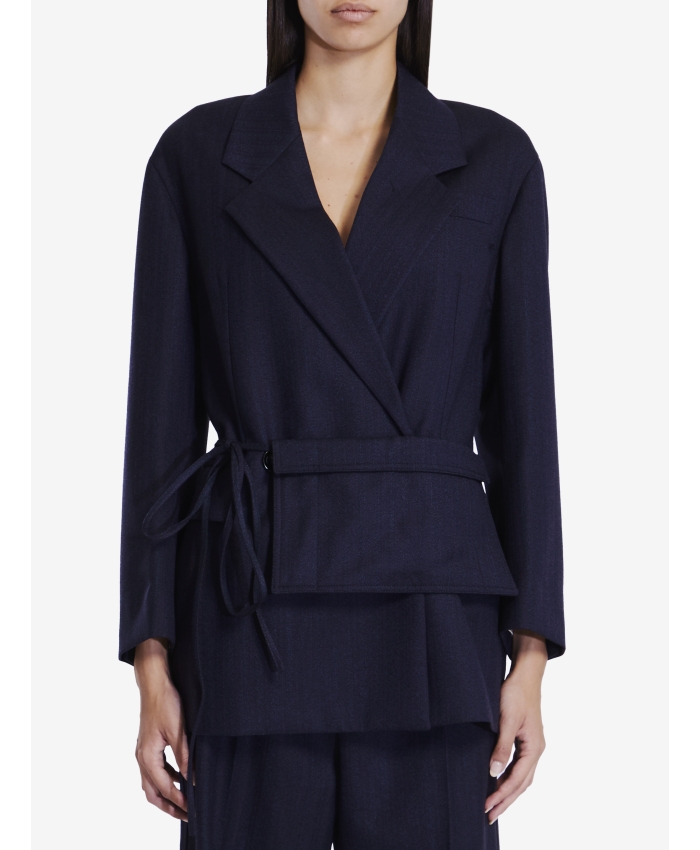 BOTTEGA VENETA - Wool jacket with belt