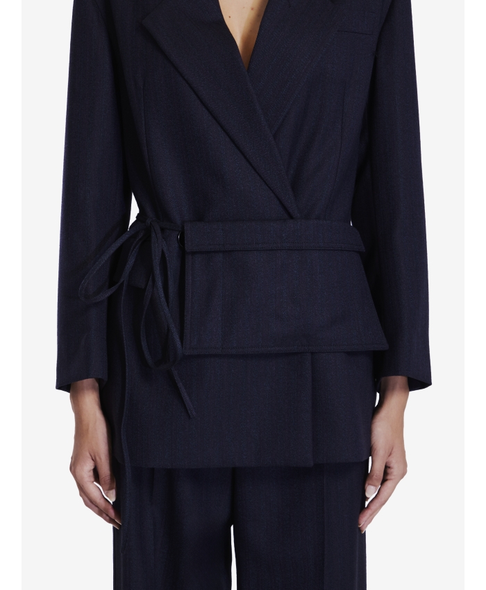 BOTTEGA VENETA - Wool jacket with belt