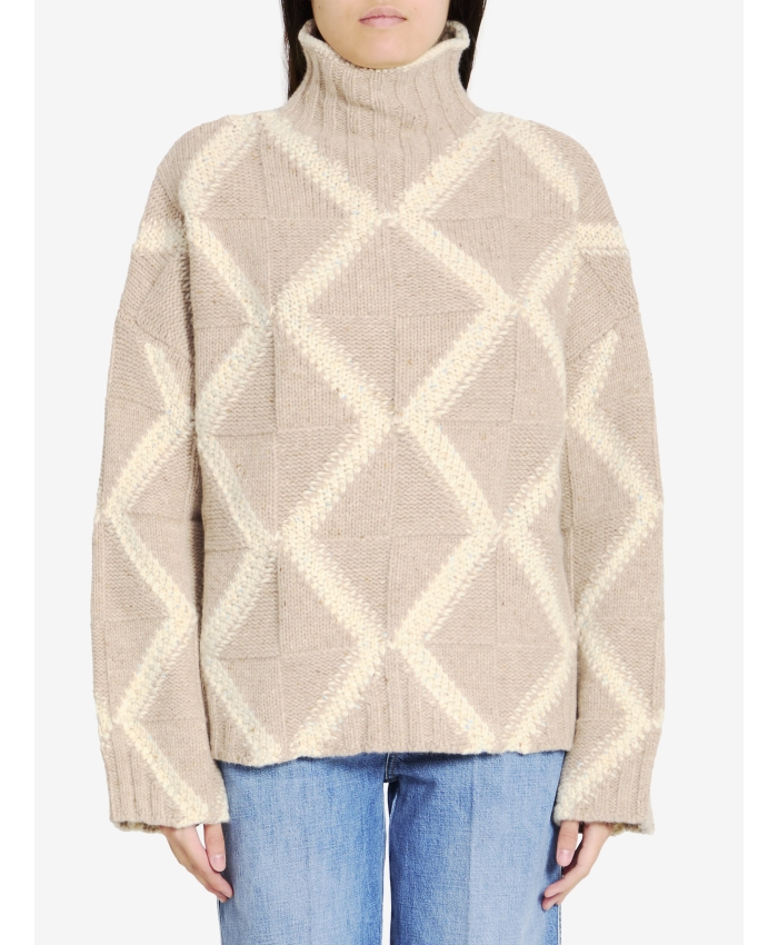 BOTTEGA VENETA - Argyle intarsia sweater