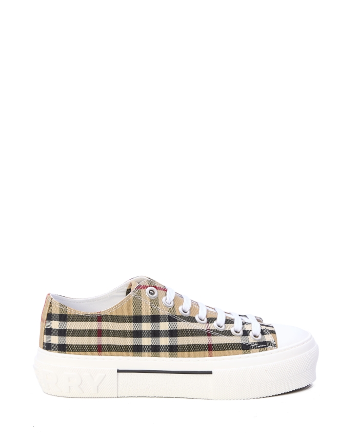 BURBERRY - Low Top Check sneakers