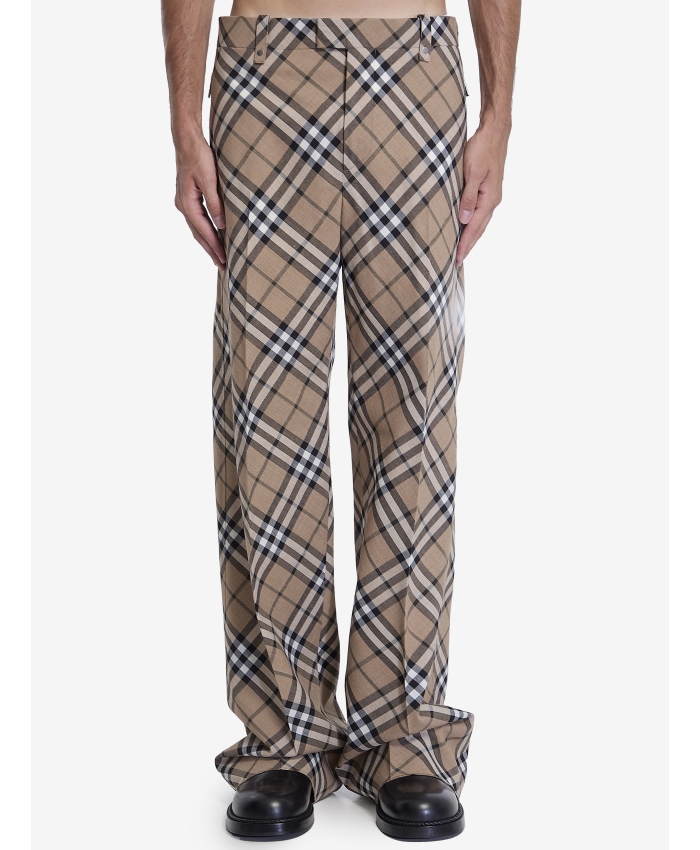 BURBERRY - Pantaloni Check