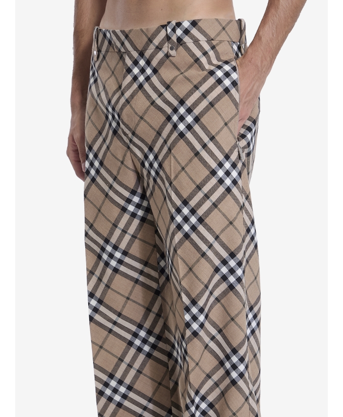 BURBERRY - Pantaloni Check