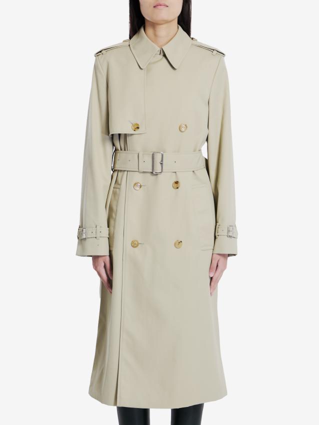 BURBERRY - Trench coat in cotton blend