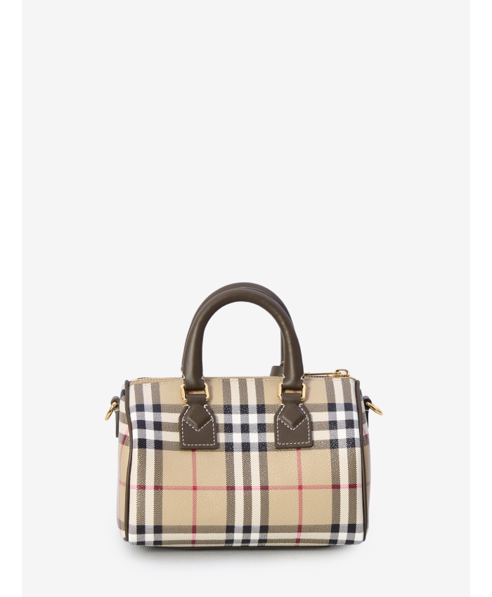 BURBERRY - Borsa bowling mini Check