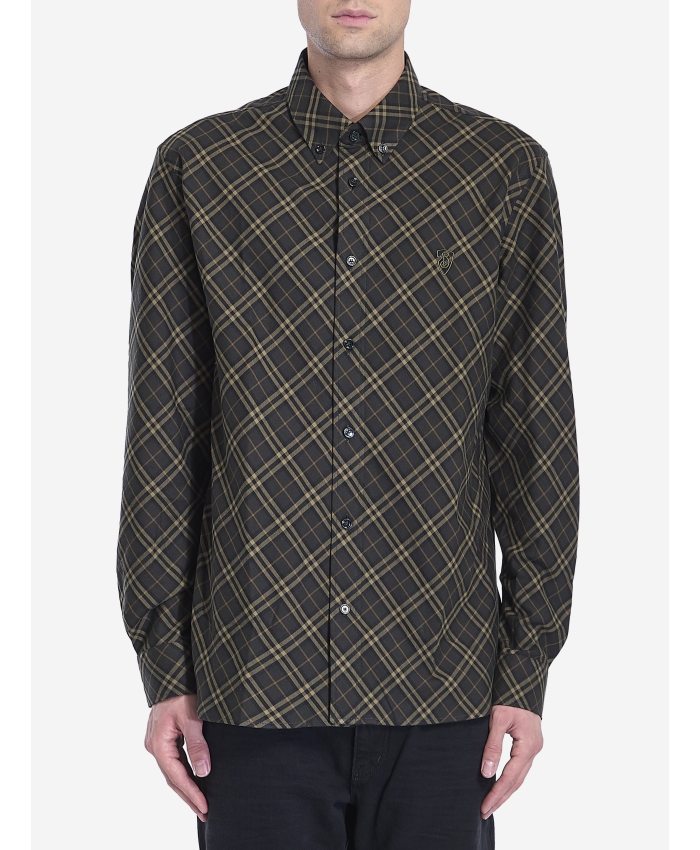 BURBERRY - Camicia in cotone Check