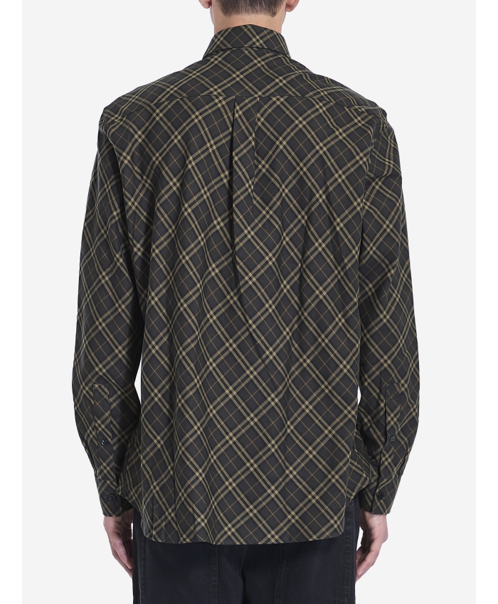 BURBERRY - Camicia in cotone Check