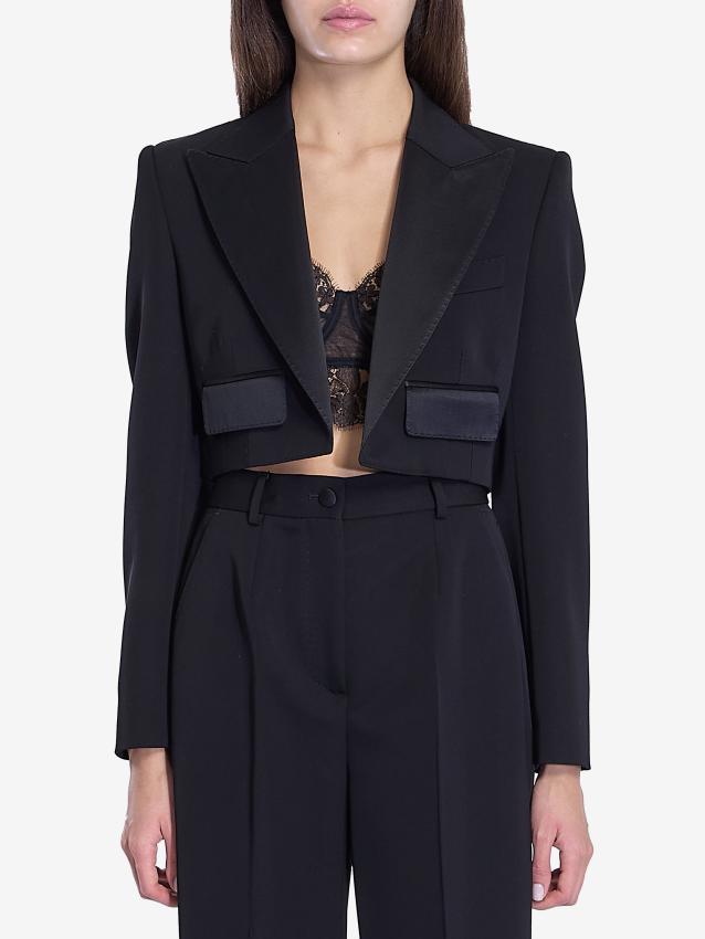 DOLCE&GABBANA - Gabardine tuxedo jacket