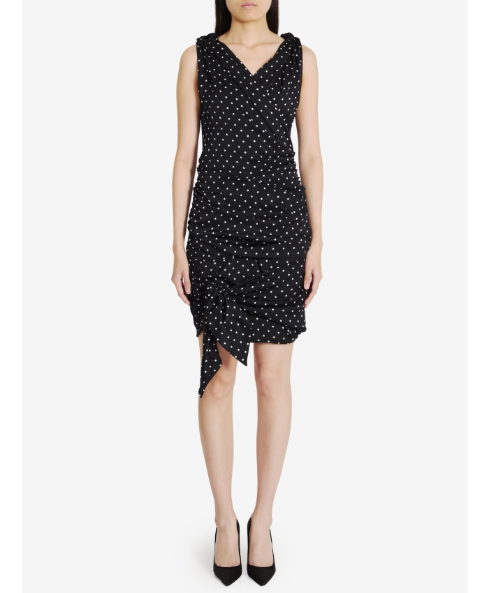 DOLCE&GABBANA - Midi dress with Polka-dot print