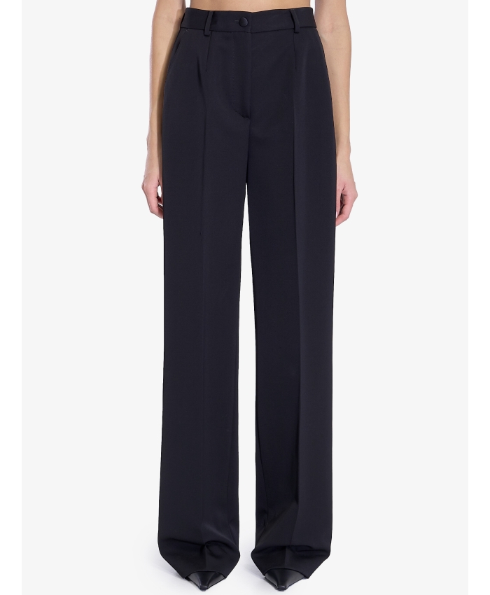 DOLCE&GABBANA - Gabardine tuxedo pants