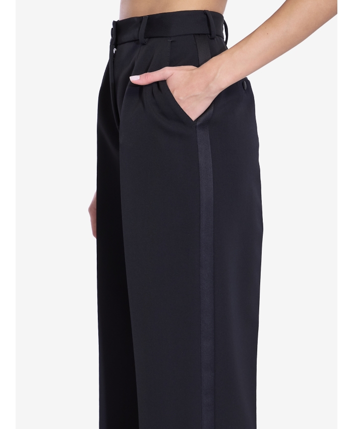 DOLCE&GABBANA - Gabardine tuxedo pants