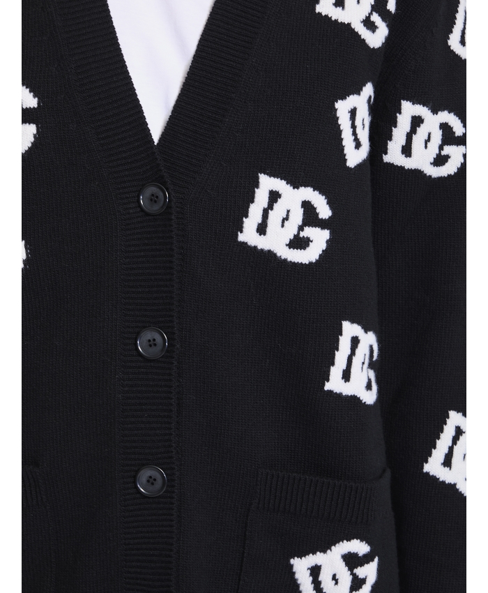 DOLCE&GABBANA - DG logo cardigan