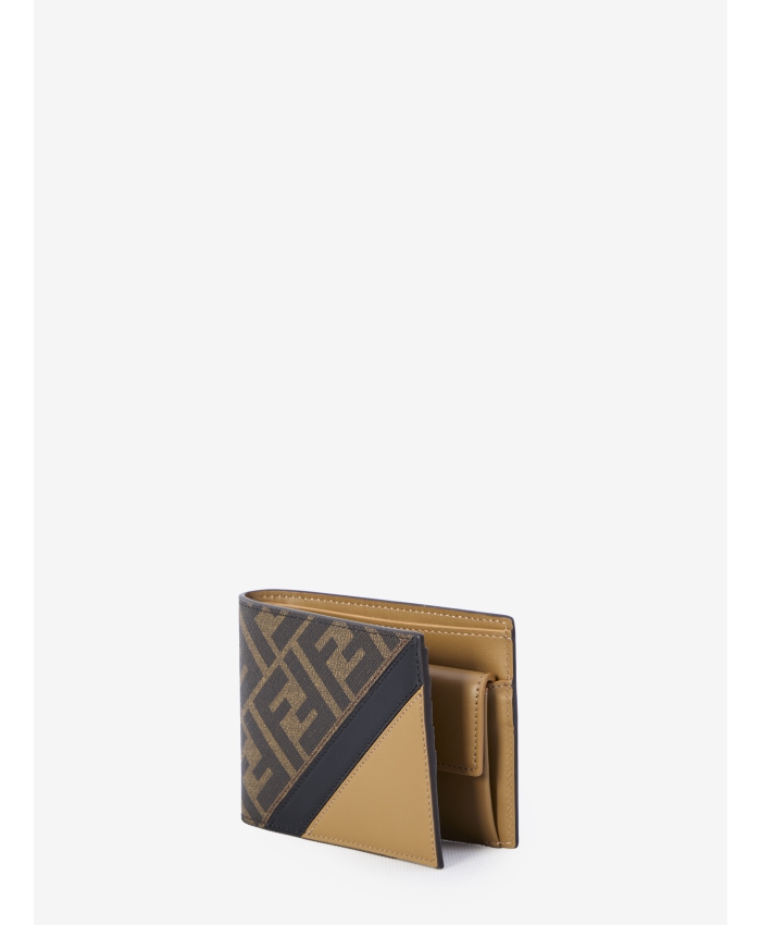 FENDI Fendi Diagonal wallet Leam Roma Luxury Shopping Online