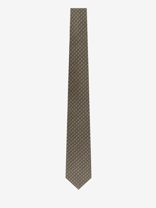 GUCCI - Cravatta in lana e seta jacquard